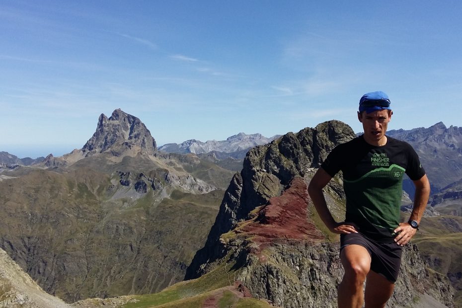 Sebastián Soriano corriendo en los Pirineos