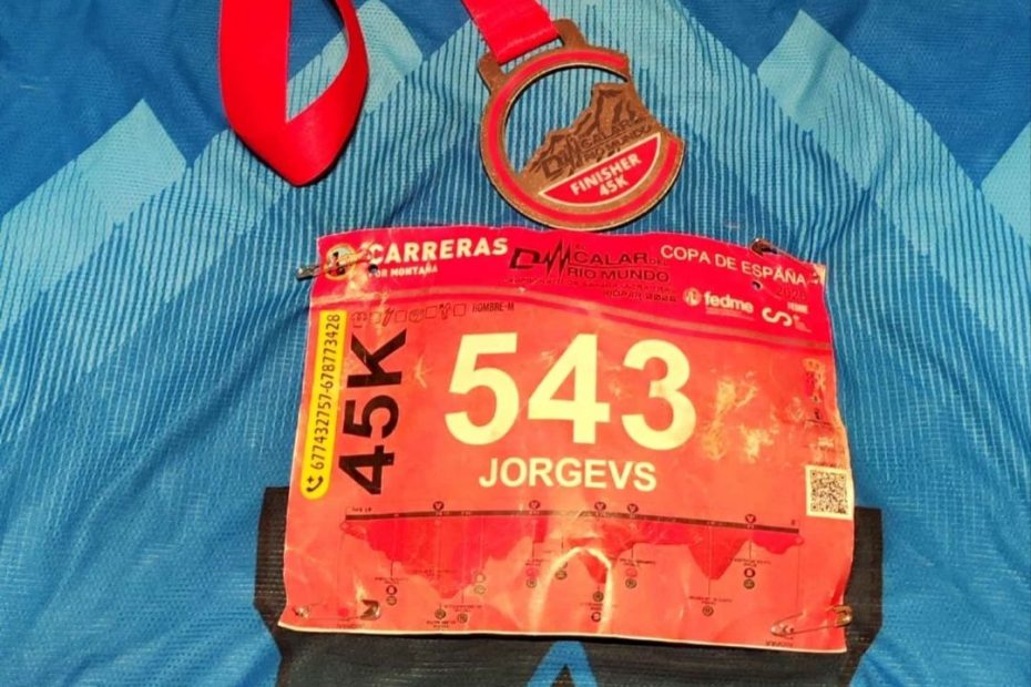 Jorge Vicente entrenando trail running