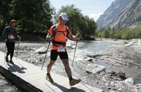 Tras el avituallamiento de Arnuva