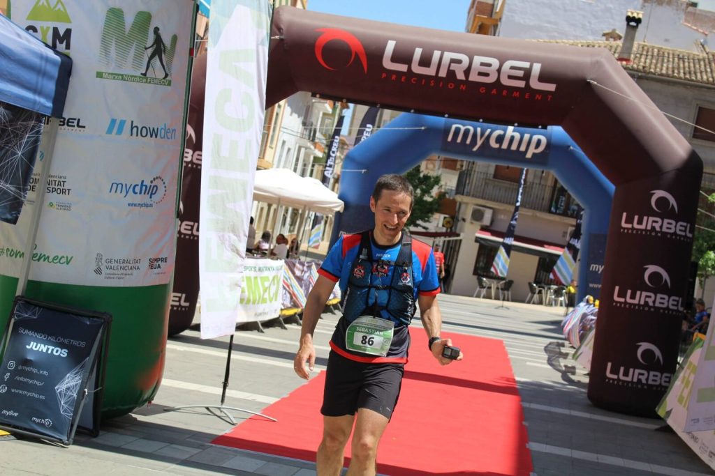 Llegada del Trail Vallada